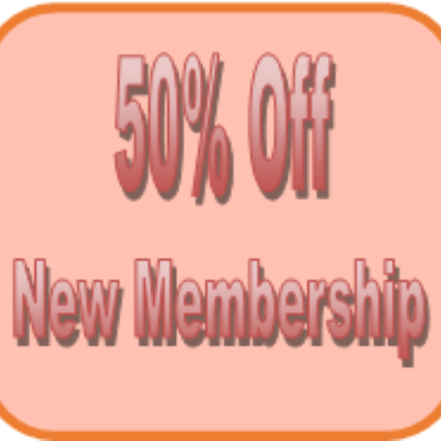 Half Price Annual Membership for New Members